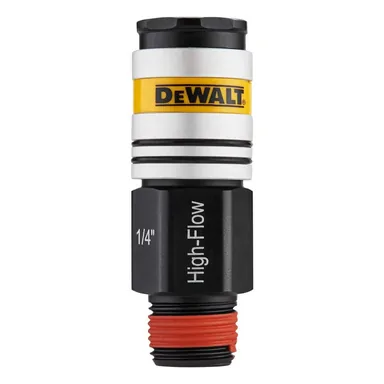 DeWalt DXCM036-0215, accessory: 3/8 in. Male NPT-1/4 in. Body Flow High Flow Coupler