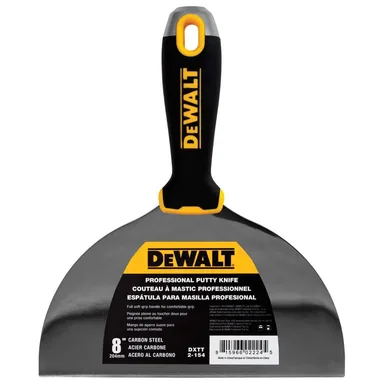 DeWalt DXTT-2-154, unpowered: 8 in. Carbon Steel Joint Knife with Soft Grip Handle