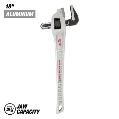 Milwaukee 48-22-7185, unpowered: 18 in. Aluminum Offset Pipe Wrench