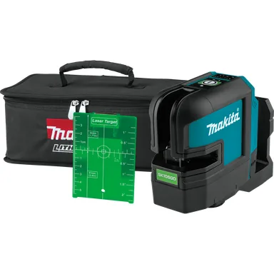 Makita SK105GDZ, bare tool: Makita SK105GDZ 12V max CXT Lithium-Ion Cordless Self-Leveling Cross-Line Green Beam Laser, Tool Only