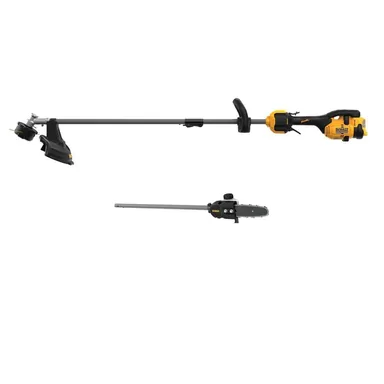 DeWalt DCST972BWOAS6PS, bundle: FLEXVOLT 60V MAX 17 in. Cordless Battery Powered Attachment Capable Trimmer (Tool Only) and Pole Saw Attachment