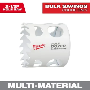 Milwaukee 49-56-0727, accessory: 2-1/2 in. Hole Dozer Carbide Hole Saw