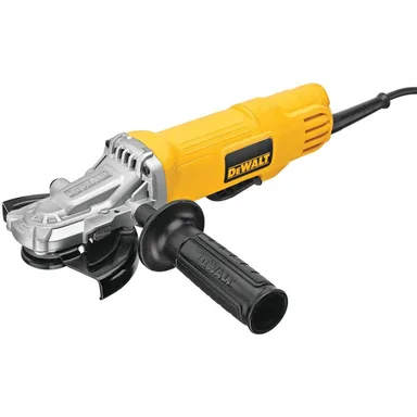DeWalt DWE4120FN, standalone tool: 9 Amp Corded 4.5 in - 5 in. Flathead Small Angle Grinder (photograph from the Home Depot listing)