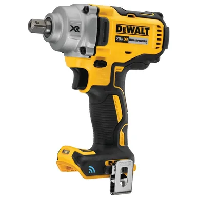 DeWalt DCF896B, bare tool: 20V MAX XR Cordless Brushless 1/2 in. Mid-Range Impact Wrench with Detent Pin Anvil and Tool Connect (Tool Only) (photograph from the Home Depot listing)