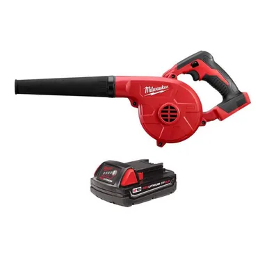 Milwaukee 0884-20-48-11-1820, bundle: M18 18V Lith-Ion Cordless Compact Blower w/ 2.0 Ah Battery