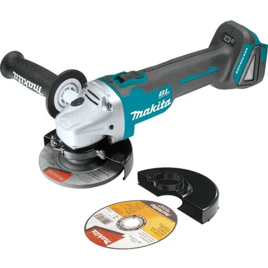 Makita XAG04Z, bare tool: Makita XAG04Z 18-Volt 5-Inch Brushless Cordless Cut-Off/Angle Grinder- Bare Tool