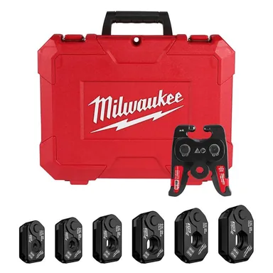 Milwaukee 49-16-2661ZX, accessory: 1/4 in. - 7/8 in. ZoomLock MAX ACR Copper Press Ring Kit for M18 FORCE LOGIC Press Tools (photograph from the Home Depot listing)