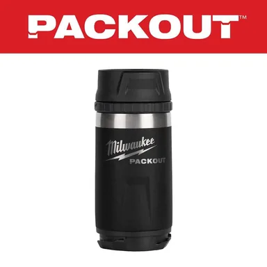 Milwaukee 48-22-8391B, accessory: PACKOUT Black 12 oz. Insulated Bottle with Sip Lid