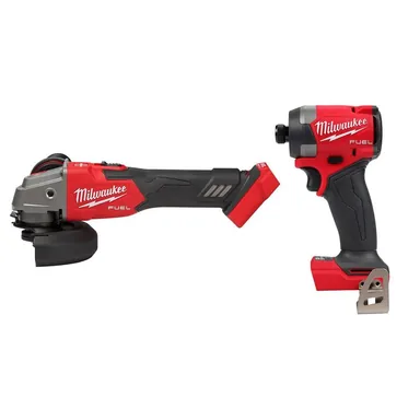 Milwaukee 2889-20-2953-20, bundle: M18 FUEL 18V Lithium-Ion Brushless Cordless 4-1/2 in./5 in. Grinder with Variable Speed & Slide Switch w/ Impact Driver
