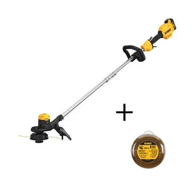 DeWalt DCST925M1WDT802, bundle: 20V MAX Cordless Battery Powered String Trimmer Kit with (1) 4Ah Battery, Charger and Trimmer Line