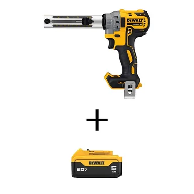 DeWalt DCE151BWDCB205, bundle: 20V MAX Cordless Brushless Cable Stripper with 20V MAX Premium Lithium-Ion 5.0Ah Battery Pack