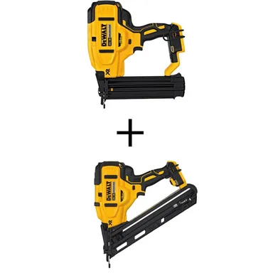 DeWalt DCN680BW650B, bundle: 20V MAX XR Lithium-Ion Electric Cordless 18-Gauge Brad Nailer and 20V MAX XR Cordless 15-Gauge Angled Finish Nailer