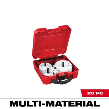 Milwaukee 49-22-4170, accessory: Hole Dozer General Purpose Bi-Metal Hole Saw Set (20-Piece)