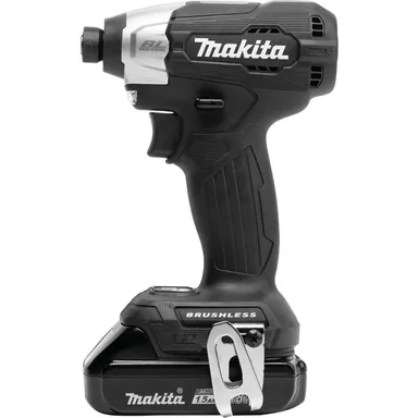 Makita XDT18SY1B, kit: Makita XDT18SY1B 18V LXT Lithium-Ion Sub-Compact Brushless Cordless Impact Driver Kit (1.5Ah)