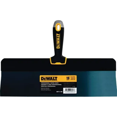 DeWalt DXTT-2-188, unpowered: 16 in. Blue Steel Big Back Taping Knife with Soft Grip Handle