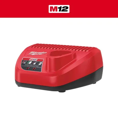 Milwaukee 48-59-2401, accessory: M12 12-Volt Lithium-Ion Battery Charger (photograph from the Home Depot listing)