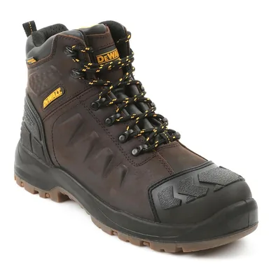 DeWalt DXWP10051X-BCH-095, unpowered: Men's Hadley Waterproof Steel Toe 9.5X Work Boot Brown Crazy Horse