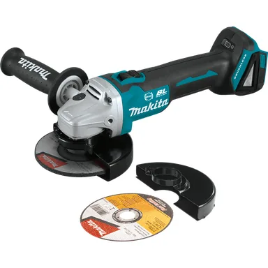Makita XAG09Z, bare tool: Makita XAG09Z 18V LXT Lithium-Ion Brushless Cordless 4-1/2" / 5" Cut-Off/Angle Grinder, with Electric Brake, Tool Only