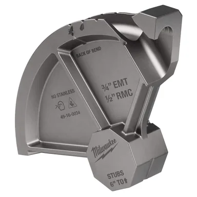 Milwaukee 49-16-0034, accessory: 3/4 in. EMT / 1/2 in. RMC Conduit Bending Shoe for M18 FUEL Branch Conduit Bender