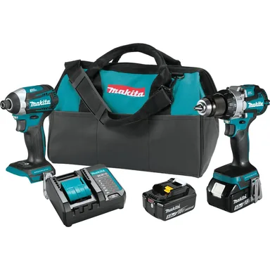 Makita XT296ST, bundle: Makita XT296ST 18V LXT Lithium-Ion Brushless Cordless 2-Pc. Combo Kit (5.0Ah)