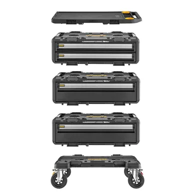 DeWalt DWST08520W31025, accessory: TOUGHSYSTEM 2.0 DxL 30 in. 2-Drawer Box, (2) 30 in. Deep Drawer Boxes, 30 in. Dolly and 30 in. Worktop