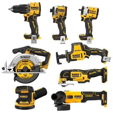 DeWalt DCK880, bundle: 20-Volt Max Lithium-Ion Cordless Combo Kit (8-Tool)