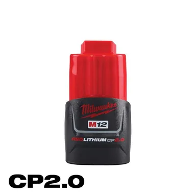 Milwaukee 48-11-2420, accessory: M12 12-Volt Lithium-Ion 2.0 Ah Compact Battery Pack