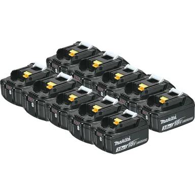 Makita BL1830B-10, accessory: Makita BL1830B-10 18V LXT Lithium-Ion 3.0Ah Battery, 10/pk
