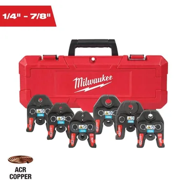 Milwaukee 49-16-2661M, accessory: 1/4 in. -7/8 in. Streamline ACR Copper Press Jaw Kit for M18 FORCE LOGIC Press Tools