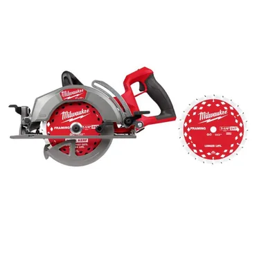 Milwaukee 2930-20-48-40-0720, bundle: M18 FUEL 18V 7-1/4 in. Rear Handle Circular Saw (Tool Only) with 7-1/4 in. 24T Framing Blade