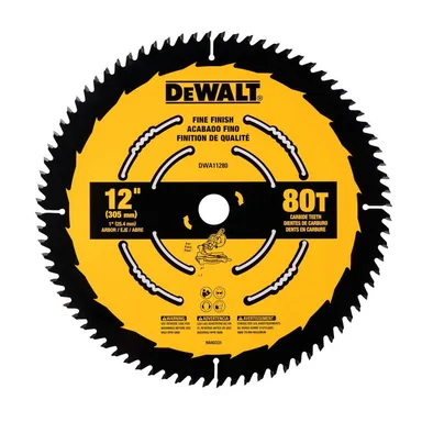 DeWalt DWA11280, accessory: 12 in. 80-Tooth Circular Saw Blade