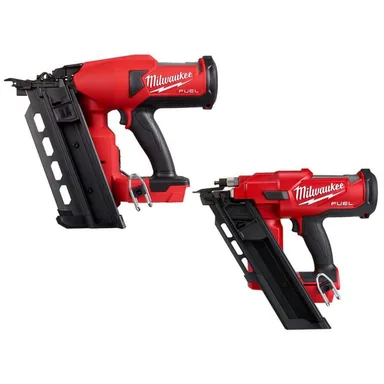 Milwaukee 2844-20-2745-20, bundle: M18 FUEL 18-Volt Lithium-Ion Brushless Cordless Duplex Nailer (Tool Only) with M18 FUEL 30-Degree Framing Nailer