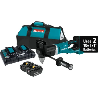 Makita XAD03PT, kit: Makita XAD03PT 36V (18V X2) LXT Brushless 1/2" Right Angle Drill Kit (5.0Ah)