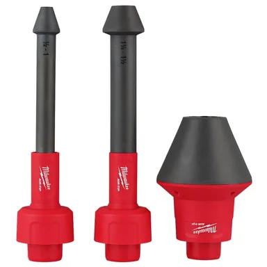 Milwaukee 49-90-2024, accessory: AIR-TIP 1-1/4 in. - 2-1/2 in. Conduit Line Puller Attachment For Wet/Dry Shop Vacuums (3-Piece)