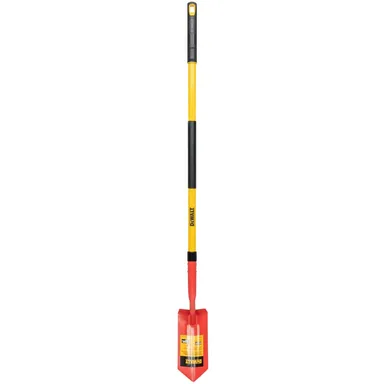 DeWalt DXLHA2609, unpowered: 49 in. Fiberglass Handle Carbon Steel Clean-Out Shovel