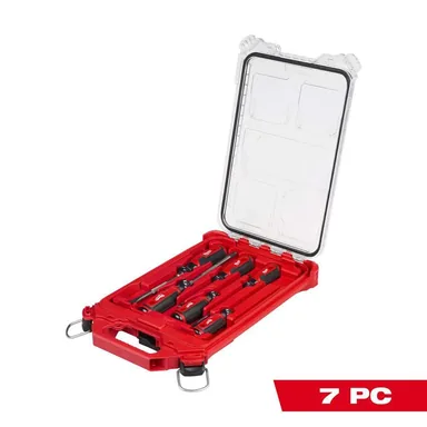Milwaukee MT200-6P, unpowered: Multi-Bit Cushion Grip Screwdrivers Set (USA) w/PACKOUT Low-Profile Compact Organizer (6 Piece)