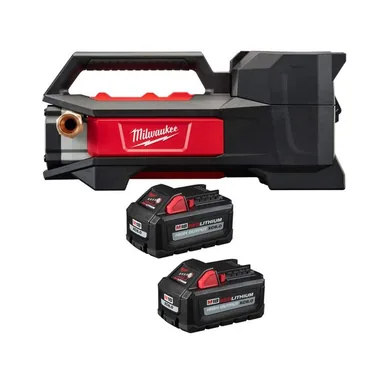 Milwaukee 2771-20-48-11-1862, bundle: M18 18-Volt 1/4 HP Lithium-Ion Cordless Transfer Pump with M18 High Output XC6. 0 Battery 2PK