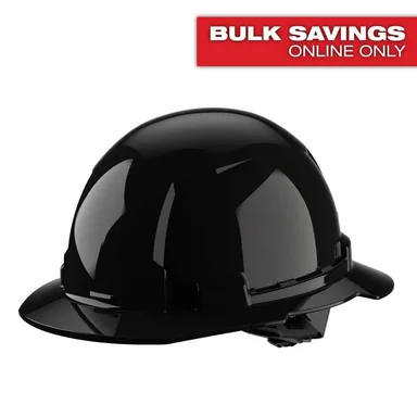 Milwaukee 48-73-1111, accessory: BOLT Black Type 1 Class E Full Brim Non-Vented Hard Hat with 4 Point Ratcheting Suspension