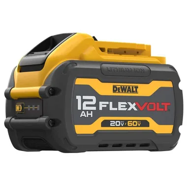 DeWalt DCB6112, accessory: FLEXVOLT 20-Volt/60-Volt Max Lithium-Ion 12.0 Ah Battery Pack