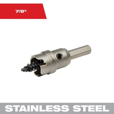 Milwaukee 49-57-8609, accessory: 7/8 in. Carbide Hole Cutter (1-Pack) (photograph from the Home Depot listing)