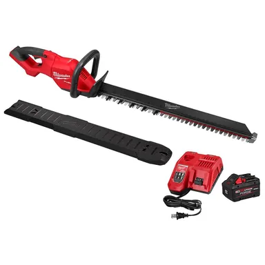 Milwaukee 3034-21, kit: M18 FUEL 18V 30 in. Brushless Cordless Battery Powered Hedge Trimmer Kit with 8.0 Ah FORGE Battery and Rapid Charger
