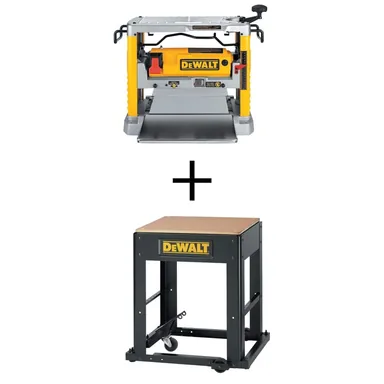 DeWalt DW734WDW7350, bundle: 15 Amp Corded 12.5 in. Planer and Mobile Thickness Planer Stand