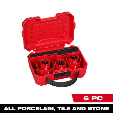 Milwaukee 49-56-5730, accessory: Diamond Max Hole Saw Set (6-Piece)
