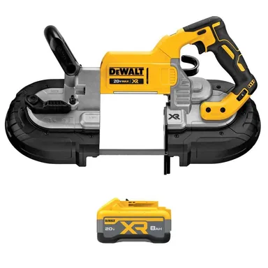 DeWalt DCS374BWDCB2108, bundle: 20V Max XR Lithium-Ion Cordless Brushless Deep Cut Band Saw and 20V Max XR 8.0Ah Battery