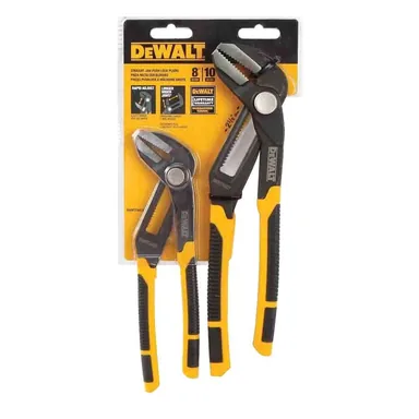 DeWalt DWHT74428, accessory: Straight Jaw Push Lock Pliers Set (2-Piece)