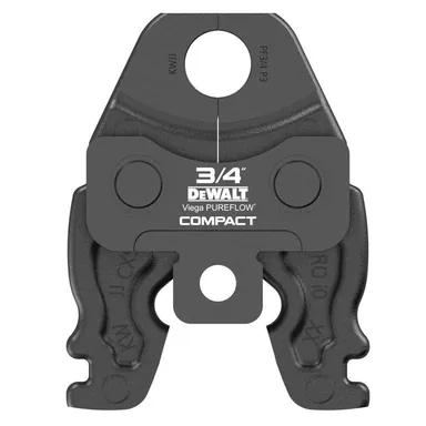 DeWalt DCE216034, accessory: Compact 3/4 in. Pureflow Press Jaw for DCE210 Compact Press Tool (photograph from the Home Depot listing)