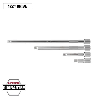 Milwaukee 48-22-9342, accessory: 1/2 in. Drive Extension Set (4-Piece)