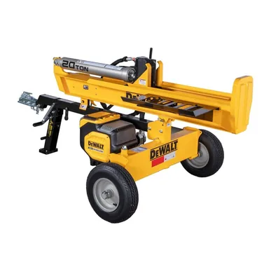 DeWalt DXGLXT2000Y2, kit: 20-Ton 60V FLEXVOLT MAX Cordless Battery Powered Log Splitter Kit with (2) FLEXVOLT 4 Ah Battery and Charger