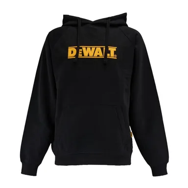 DeWalt DXWW60006-XL-BLK, unpowered: Weatherford Men's XL Black Cotton/Poly Hoodie Sweatshirt with Front Pocket and Logo