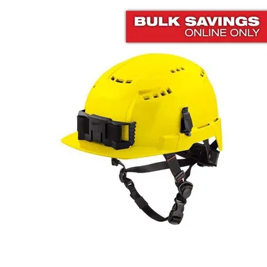 Milwaukee 48-73-1322, accessory: BOLT Yellow Type 2 Class C Front Brim Vented Safety Helmet